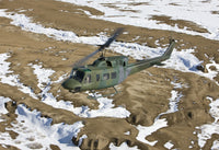 UH-1N Twin Huey flying during a training mission near Kirtland Air Force Base