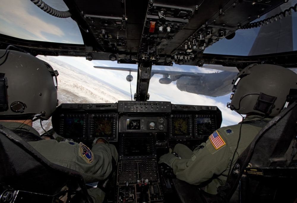 CV-22 Osprey Aerial Refueling Poster Print featuring military aviation from Kirtland AFB