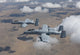A-10 Thunderbolt aircraft flyover at Saylor Creek bombing range poster print.