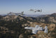 F-15 Eagle and A-10 Thunderbolt formation flying over Central Idaho.