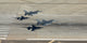 F-16 Fighter Jets Landing in Formation at Luke Air Force Base Poster Print
