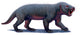 Kayentatherium Jurassic Mammal Poster Print by H. Kyoht Luterman