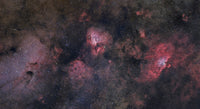 Nebula Collection Poster Print featuring Eagle, Swan, and Lobster Nebula