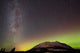 Aurora Borealis and Milky Way over Carcross Desert Poster Print by Joseph Bradley