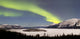 Aurora Borealis over Bove Island in Windy Arm, Yukon Poster Print