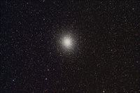 Omega Centauri, NGC 5139 Poster Print showcasing a beautiful globular cluster in space.