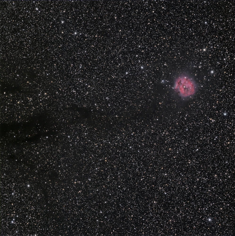 Cocoon Nebula (IC 5146) and Sh 2-125 Poster Print