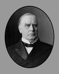 Vector portrait of President William McKinley, Jr. art print.