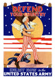 Digitally Restored War Propaganda Poster Print - Art Print