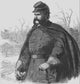 Digitally restored vector portrait of Ambrose Everett Burnside.
