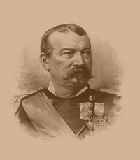 Vintage Civil War artwork of General Philip Sheridan Poster Print