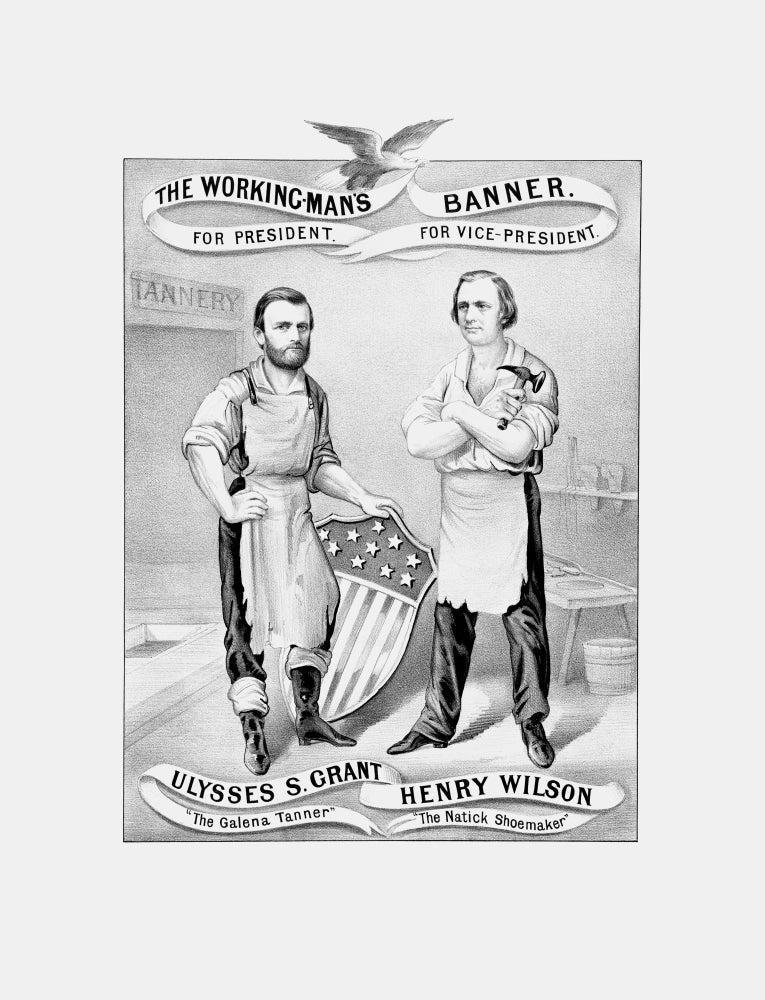Ulysses S. Grant and Henry Wilson Election Poster Print