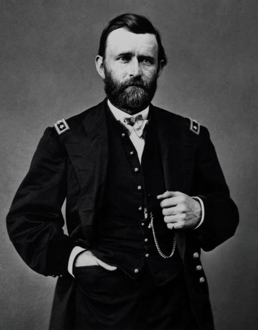 Vintage American History Poster of General Ulysses S. Grant