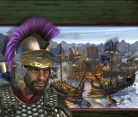 Hamilcar the Father of Hannibal Poster Print - Carthaginians fighting Roman galleys