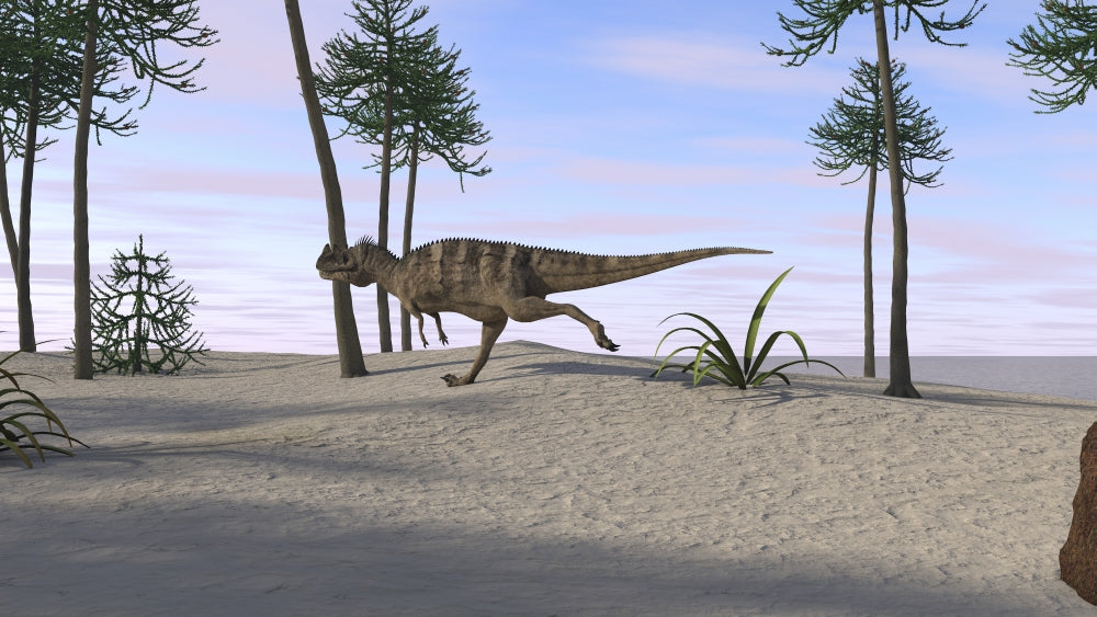 Ceratosaurus Hunting for Its Next Meal Poster Print
