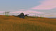 Spinosaurus walking across prehistoric grasslands poster print