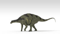Brachytrachelopan Dinosaur Poster Print on a white background.