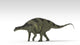 Brachytrachelopan Dinosaur Poster Print on a white background.