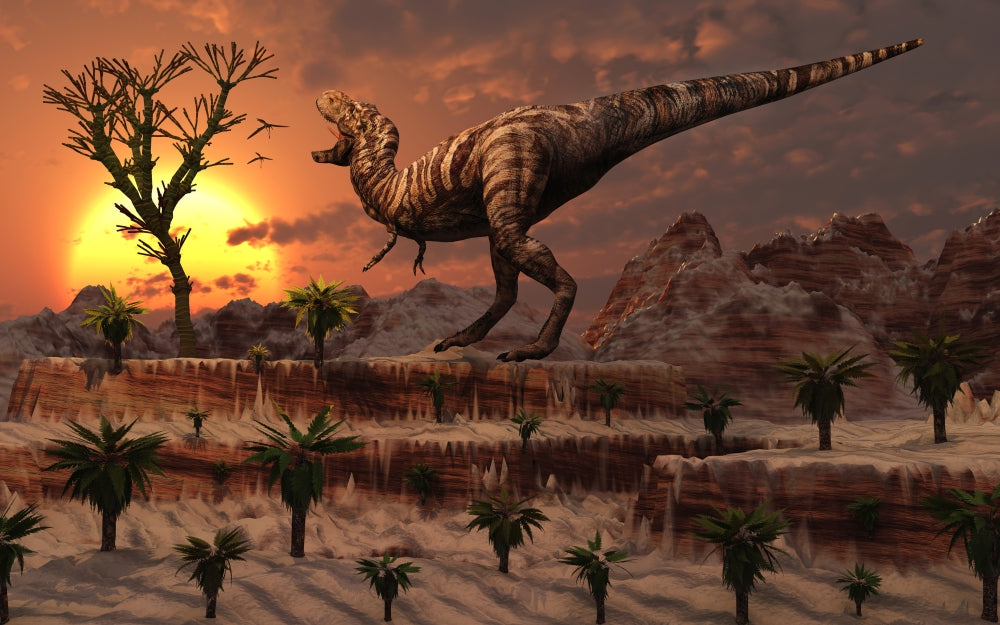 Tyrannosaurus Rex Calling Out Poster Print