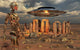 Mars Stone Circle Poster Print - Mysterious Martian Landscape