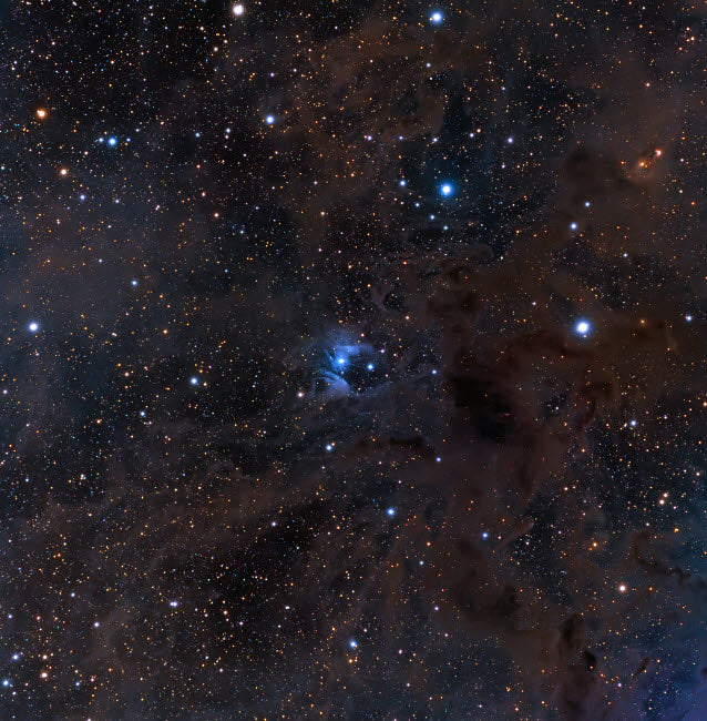 VdB 16 Dust and Nebulosity Poster Print featuring cosmic dust and nebulosity.
