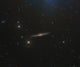 NGC 5746 barred spiral galaxy poster print by Michael Miller, vibrant cosmic art.