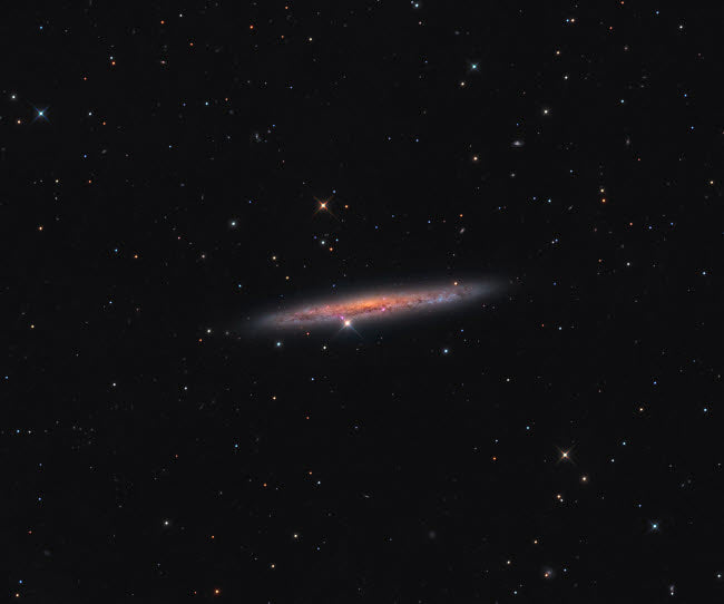 NGC 4437 Galaxy Poster Print by Stocktrek Images