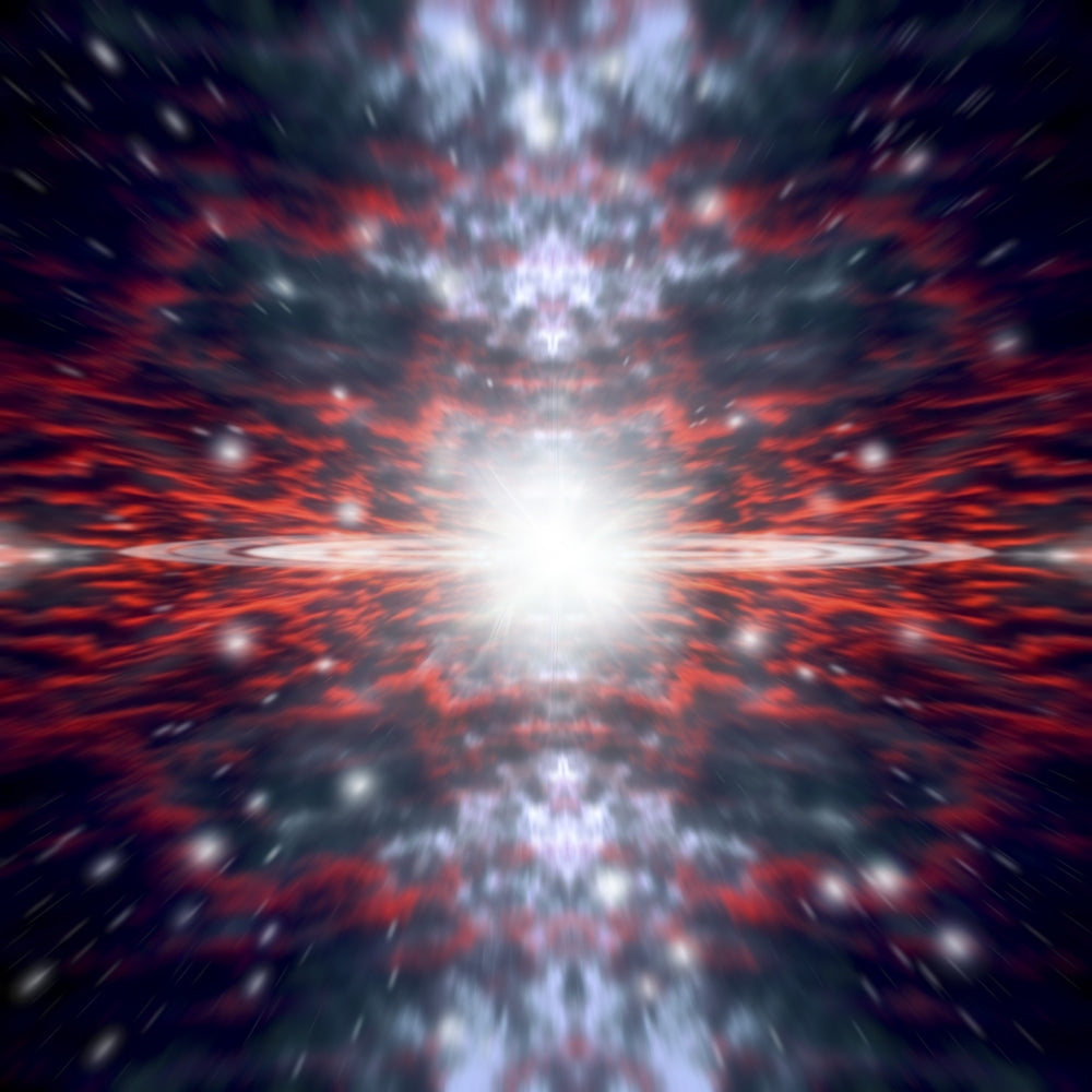 The Creation of the Universe Poster Print depicting the Big Bang.