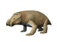 Kannemeyeria Triassic poster print by Nobumichi Tamura showcasing a large dicynodont.