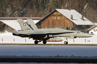 F/A-18 Hornet Swiss Air Force Poster Print at Sion Airport