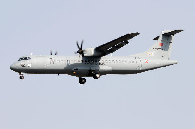 ATR-72 of the Turkish Naval Forces Poster Print by Luca Nicolotti