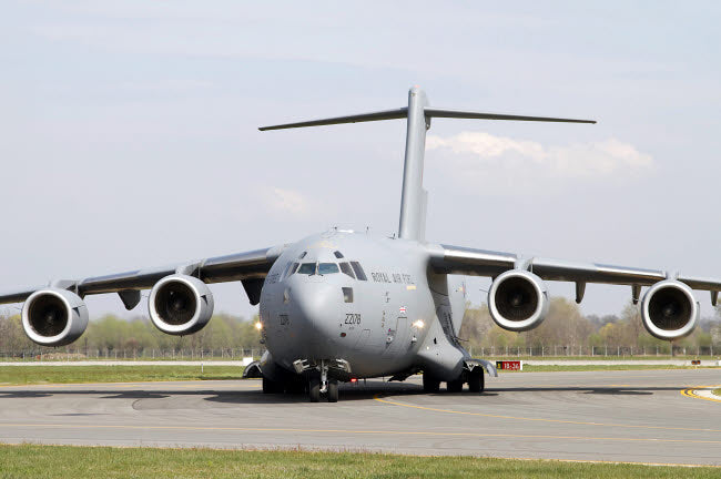 C-17 Globemaster III Royal Air Force Poster Print by Luca Nicolotti