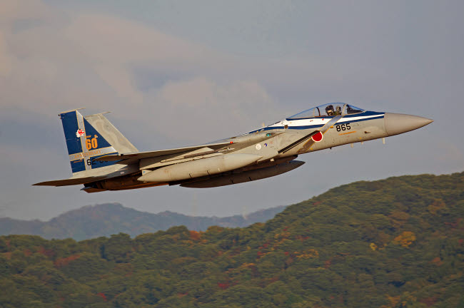 F-15J Eagle Poster Print showcasing the Japan Air Self Defense Force's Hiko Kyodatai aggressor squadron.
