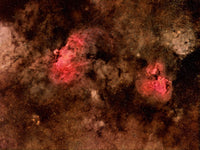 Eagle Nebula and Swan Nebula Poster Print by Roberto Colombari