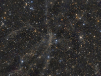 The Angel Nebula poster print by Roberto Colombari, showcasing vibrant colors and celestial beauty.