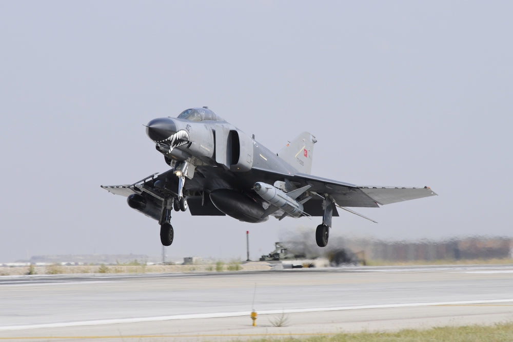 Turkish Air Force F-4E 2020 Terminator taking off from Konya Air Base
