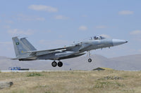 F-15 Eagle of the Royal Saudi Air Force landing at Konya Air Base during Exercise Anatolian Eagle 2013.
