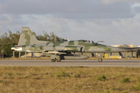 Brazilian Air Force F-5EM Taxiing at Natal Air Force Base Poster Print
