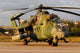 Brazilian Air Force Mil Mi-35 Combat Helicopter at Sunset Poster Print by Riccardo Niccoli