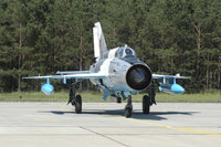 MiG-21 Lancer of the Romanian Air Force Poster Print at Lechfeld Air Base
