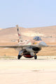 Israeli Air Force F-16A Netz Taxiing at Nevatim Airbase Poster Print