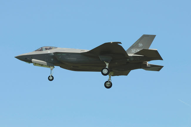 F-35A Aircraft First Flight in Italy Poster Print by Riccardo Niccoli