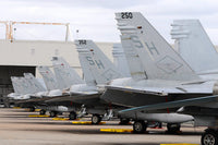 US Marine Corps F/A-18 Hornet tail fins poster print by Riccardo Niccoli.