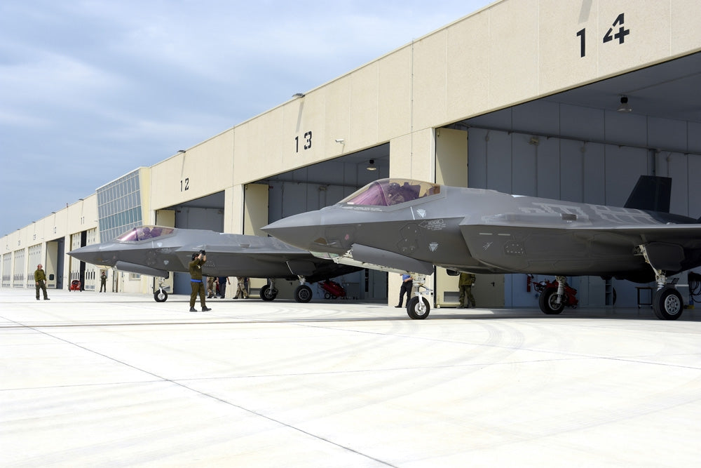 Italian Air Force F-35A on the ramp ready to taxi at Amendola Air Base, Italy.