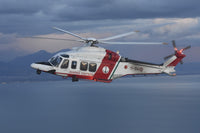 Italian Coast Guard PH-139B Helicopter Poster Print by Riccardo Niccoli