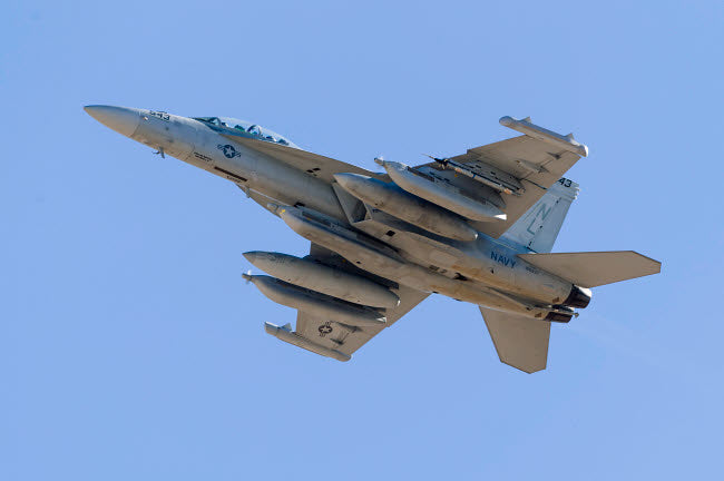 US Navy EA-18G Growler taking off poster print by Rob Edgcumbe