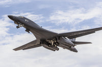 B-1B Lancer U.S. Air Force taking off from Nellis Air Force Base