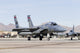 U.S. Air Force F-15A Eagle taxies for takeoff at Nellis Air Force Base poster print.