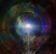 Skeleton in Lotus Position Poster Print by Bruce Rolff showcasing meditation theme.