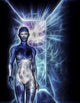 Woman Emerges from Doorway Poster Print by Bruce Rolff